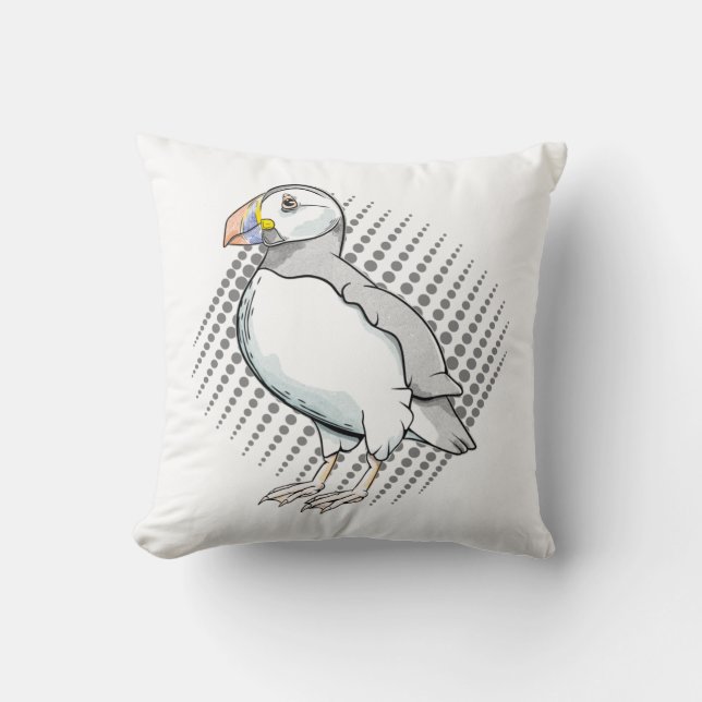Cojín Decorativo Puffin (Anverso)