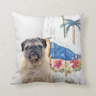 Cojín Decorativo Pug de superficie