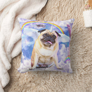 Cojín Decorativo Pug unicorn - Cute pugicorn