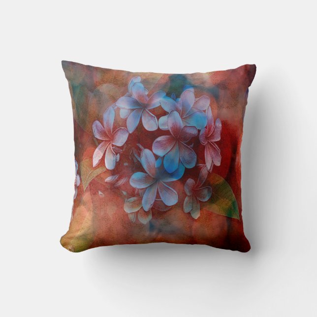 Cojín decorativo - Pulmaria acuarela - Multi (Anverso)