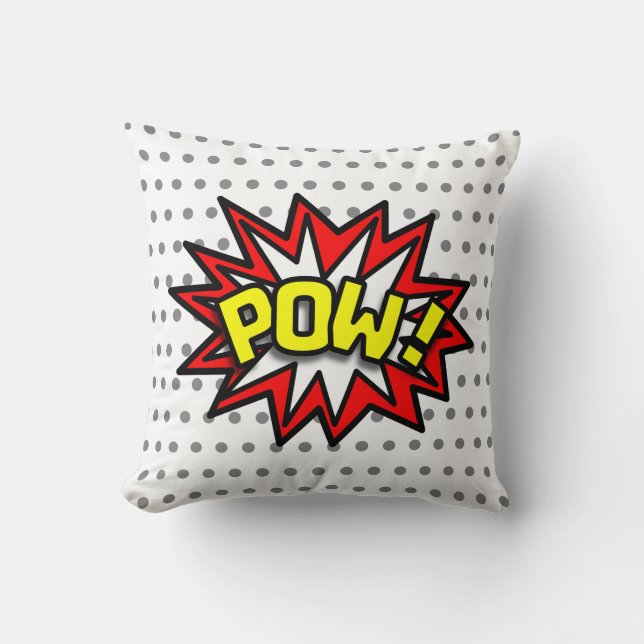 COJÍN DECORATIVO ¡PUM! (Anverso)