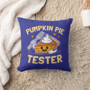Cojín Decorativo Pumpkin Pie Tester Acción de Gracias