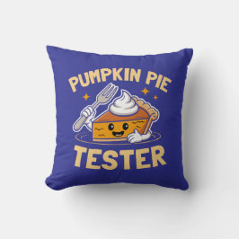 Cojín Decorativo Pumpkin Pie Tester Acción de Gracias