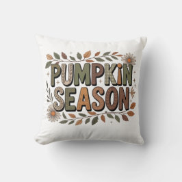 Cojín Decorativo Pumpkin Season – Earthy Leaves Coussin 