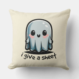 Cojín Decorativo Pun de Halloween - Doy una hoja