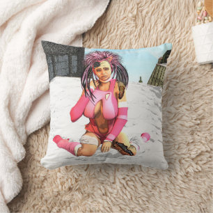 Cojín Decorativo Punk de nieve de Sci Fi