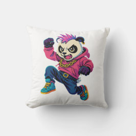 Cojín Decorativo Punk Panda Power