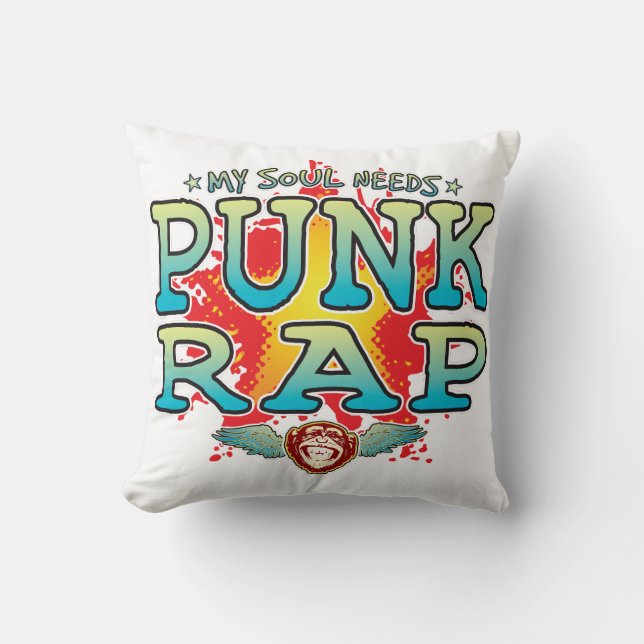 Cojín Decorativo Punk Rap Soul Cushion (Anverso)