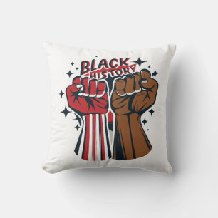 Cojín Decorativo Puños de historia negra