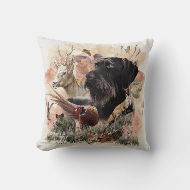 Cojín Decorativo Puntero inalámbrico alemán (Anverso)