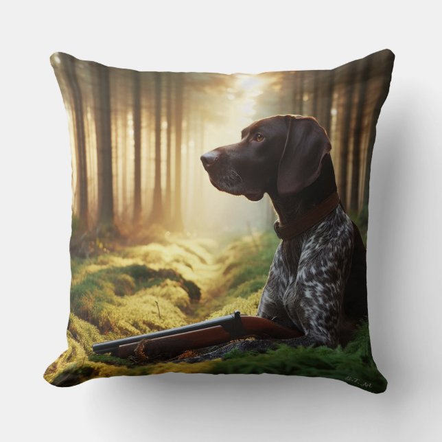 Cojín Decorativo Punteros de corto alcance alemanes (Anverso)