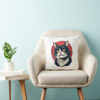 Cojín Decorativo Punto favorito del gato