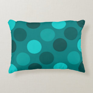 Cojín Decorativo Punto Polka Turquoise
