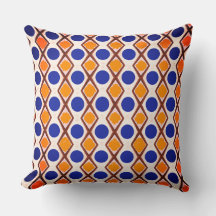 Puntos azules y pintura Naranja