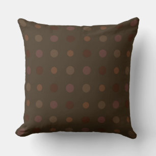 Cojín Decorativo Puntos de oliva y rosa