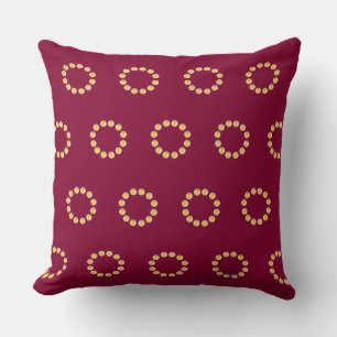 Cojín Decorativo Puntos de oro elegantes