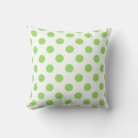 Puntos de polka blanco y limón