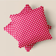 Puntos de Polka de Moda rosa y blanca
