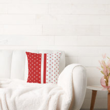 Puntos de Polka Rojo y Blanco