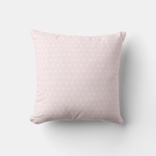 Cojín Decorativo Puntos de Polka Rosa