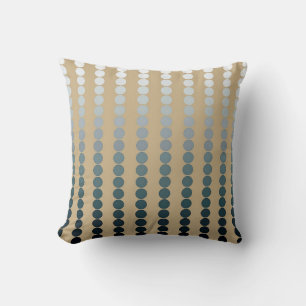 Cojín Decorativo Puntos de satén - gris taupe y pewre