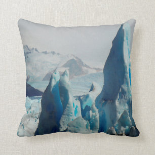 Cojín Decorativo Puntos del hielo en el glaciar andino de Perito