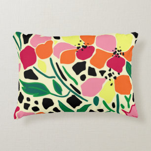 Cojín Decorativo Puntos del jardín tropical