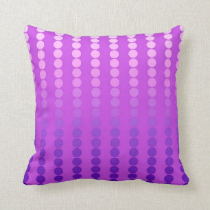 Cojín Decorativo Puntos del satén - violeta y orquídea