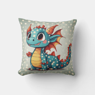 Cojín Decorativo Puntos lindos de dragón