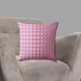 Cojín Decorativo Puntos modernos de semitono pálido rosa