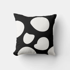 Cojín Decorativo Puntos modernos | Pillow blanco y negro