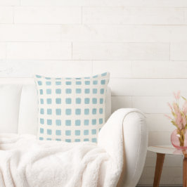 Cojín Decorativo Puntos nórdicos azul cielo