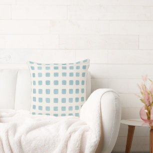 Cojín Decorativo Puntos nórdicos azul cielo