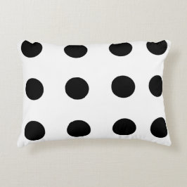 Cojín Decorativo Puntos Repetitivos Negros