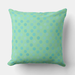 Cojín Decorativo puntos verdes y azules