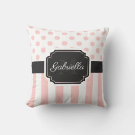 Cojín Decorativo Puntos y franjas
