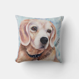 COJÍN DECORATIVO PÚPULA DE BEAGLE DULCE