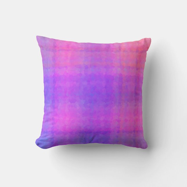 Cojín Decorativo Purple Abstract Mosaic Seamless Pattern (Anverso)