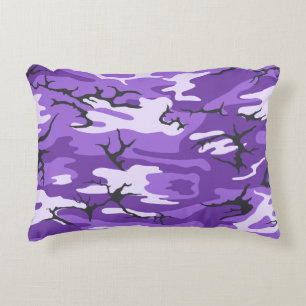 Cojín decorativo Purple Camo