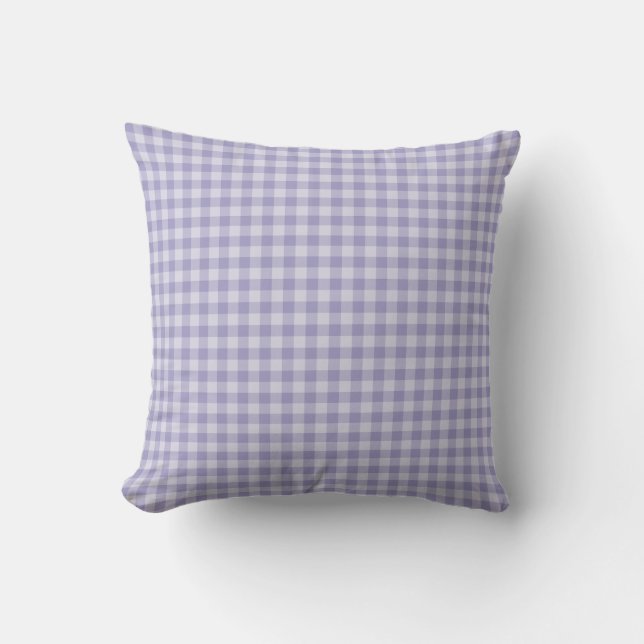 Cojín Decorativo Purple Checkerboard Pattern (Anverso)