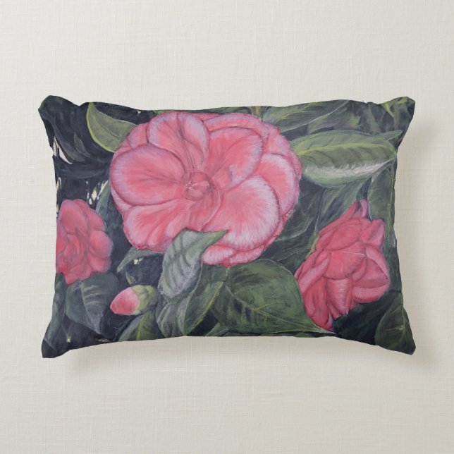 Cojín Decorativo Purple Dawn Camellia Pillow (Anverso)