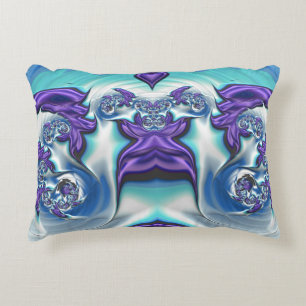 Cojín Decorativo ~ PURPLE DRIFT ~ Diseño fractal ~