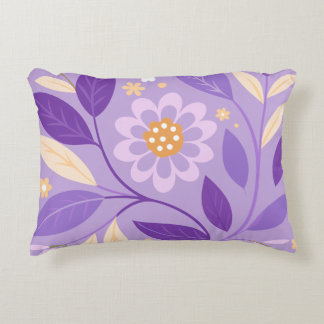 Cojín Decorativo Purple Floral Garden