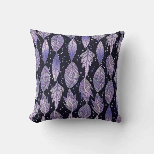 Cojín Decorativo Purple Foliage (Anverso)