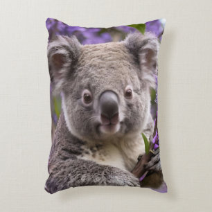Cojín Decorativo Purple Jacaranda Koala Bear,