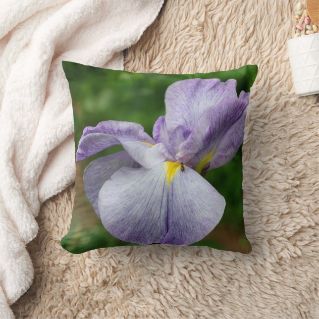 Cojín Decorativo Purple Japanese Iris Flower Unfolding   (Manta)