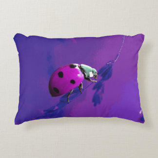 Cojín Decorativo Purple Ladybug
