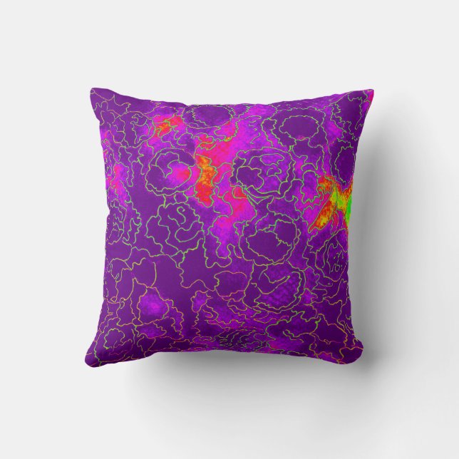 Cojín Decorativo Purple Maze (Reverso)