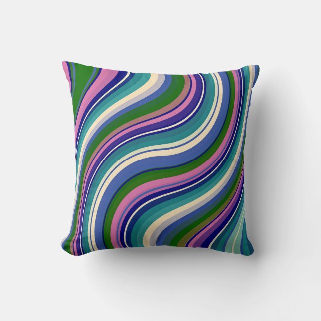 Cojín decorativo PURPLE SWIRL (Anverso)