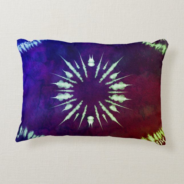 Cojín Decorativo Purple Tie dye Accent Pillow (Reverso)